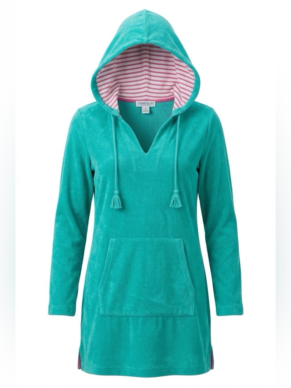 Boden towelling hoody dress - size 4